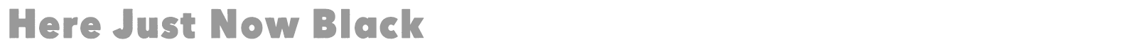 Here Just Now font preview